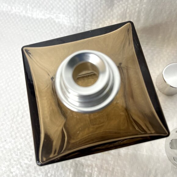 Lampe Berger Paris brown Glass Catalytic Home Fragrance Lamp 3" square - Picture 7 of 12